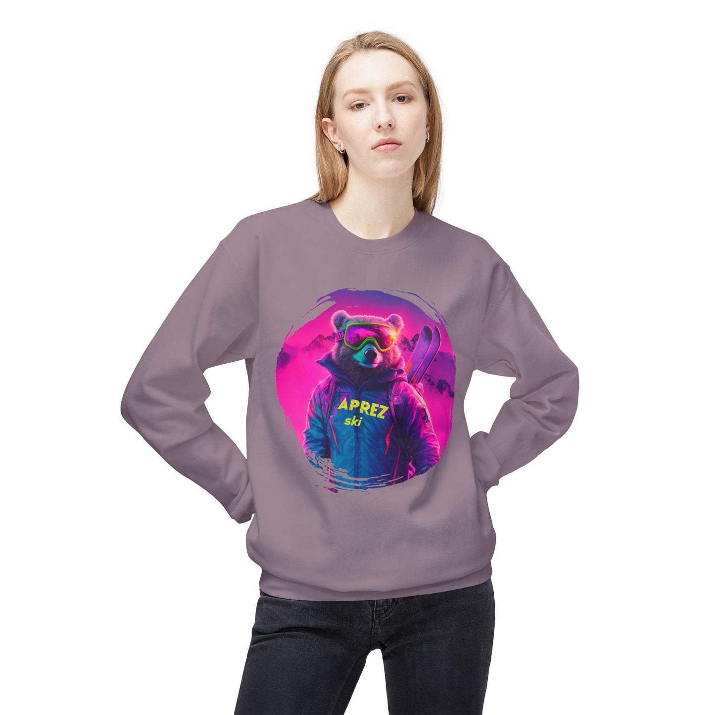 Neon Bear - Aprez Ski Fleece Sweatshirt